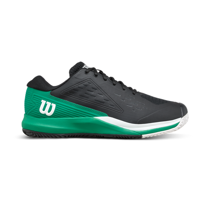 Zapatillas de Pádel Wilson Rush Pro Ace 2025 Hombre Negro/Verde