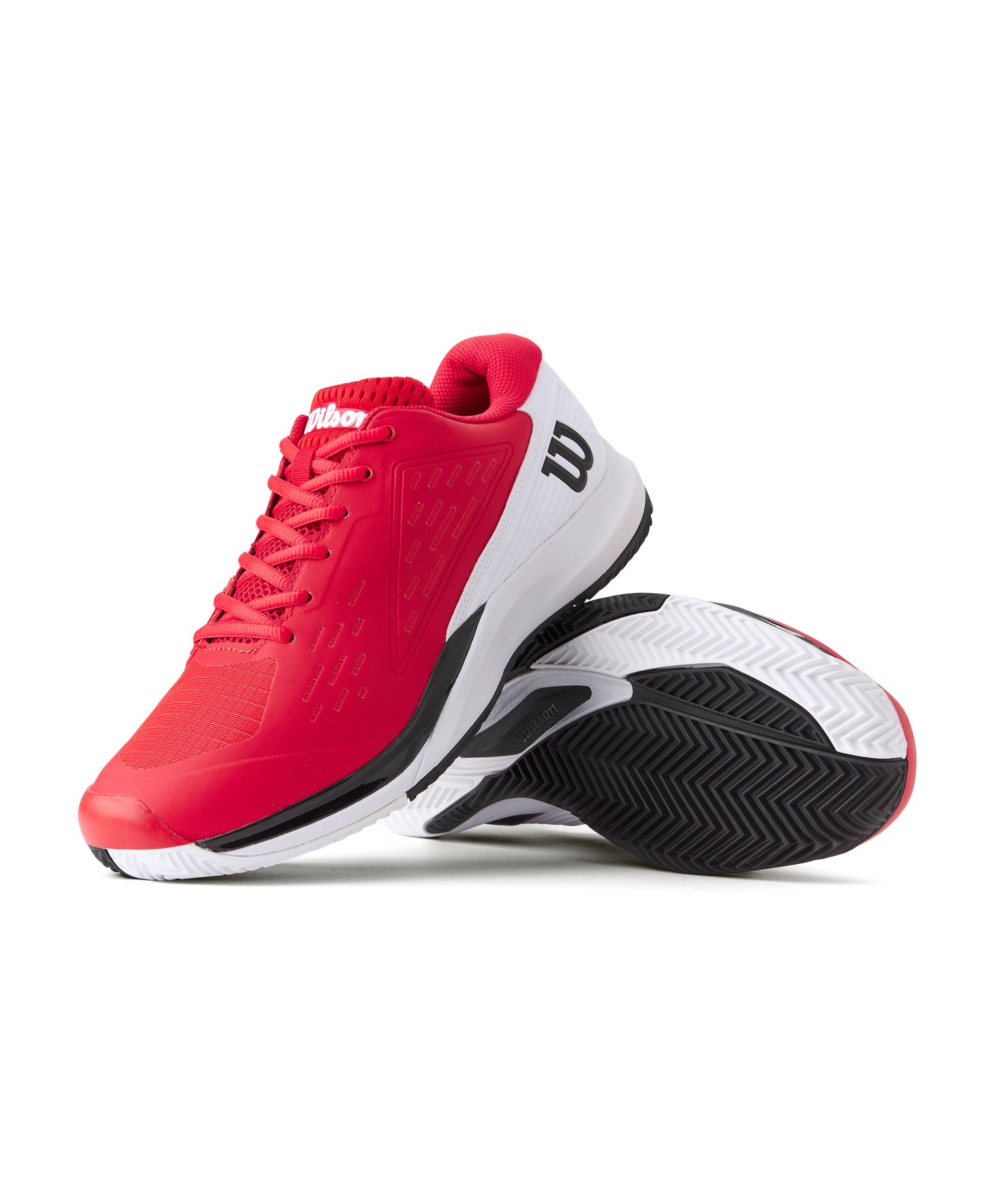 Zapatillas de Pádel Wilson Rush Pro Ace 2025 Hombre Rojo/Blanco
