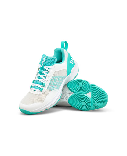 Zapatillas Wilson Hurakn Pro V2 W White/Turquoise 2025