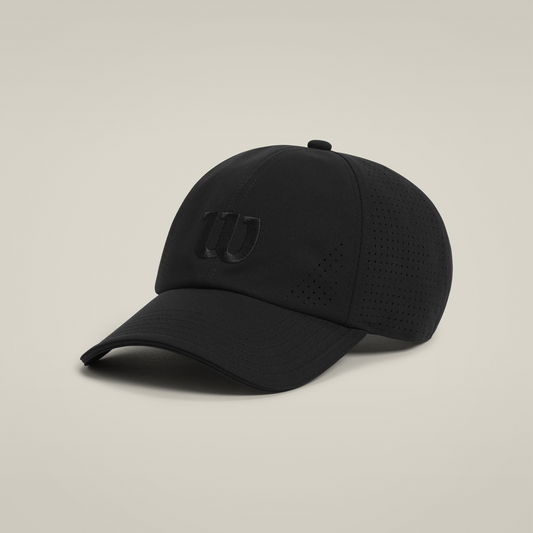 Gorra de Pádel Wilson Active Perforated Negro