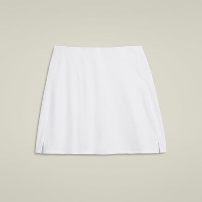 Falda Wilson Team Flat Front 2025 Mujer Blanco