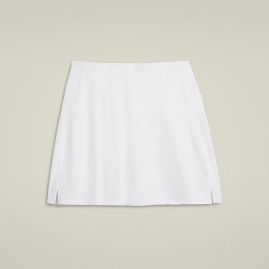 Falda Wilson Team Flat Front 2025 Mujer Blanco