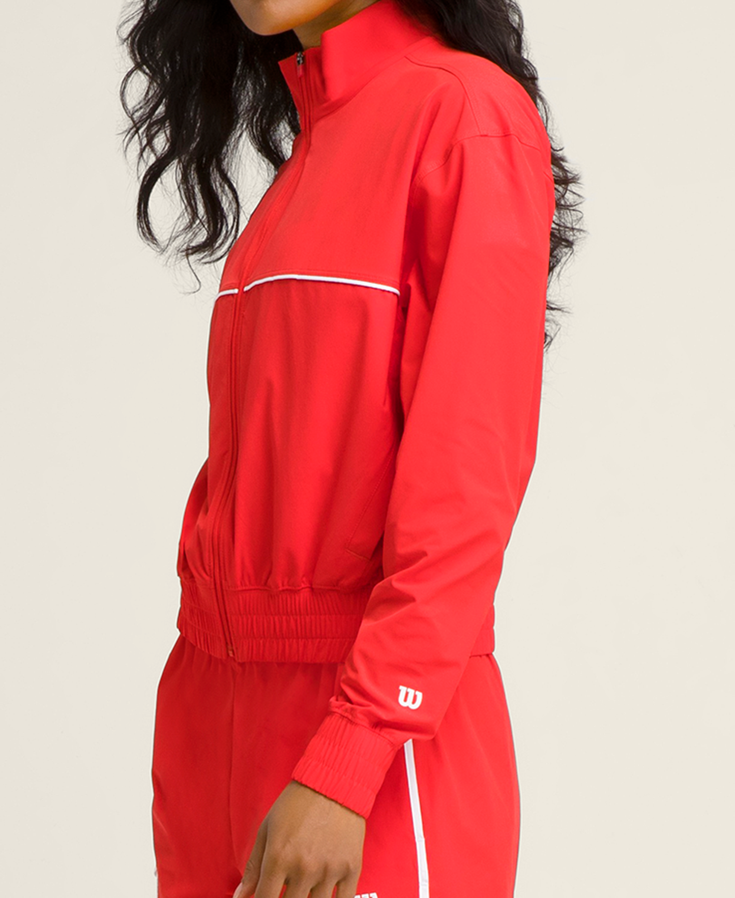 Chaqueta Wilson Tejida Mujer Rojo