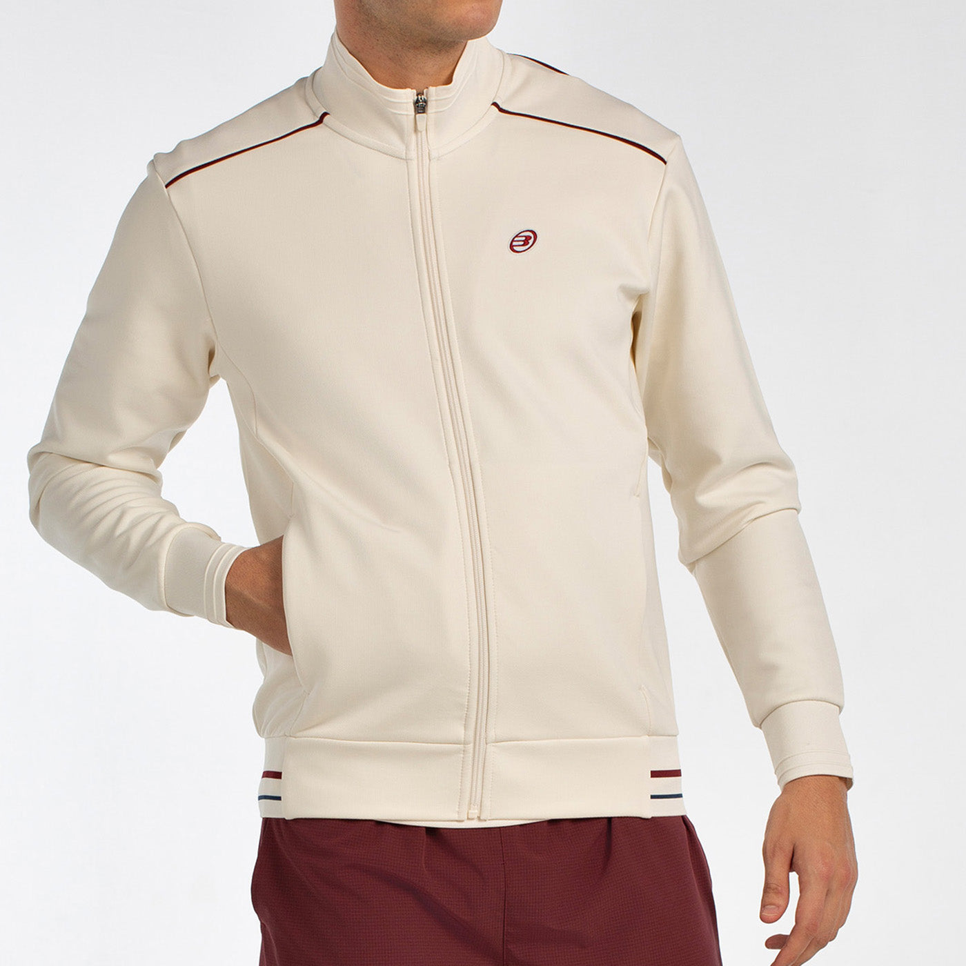 Sudadera Bullpadel Abadin Crudo Timeless