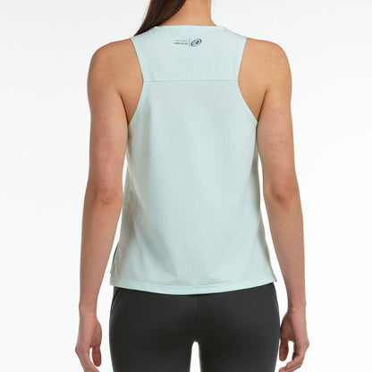 Top de Pádel Bullpadel Abure 2025 Verde Agua Mujer