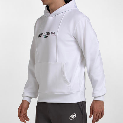 Sudadera Bullpadel Acube Blanco