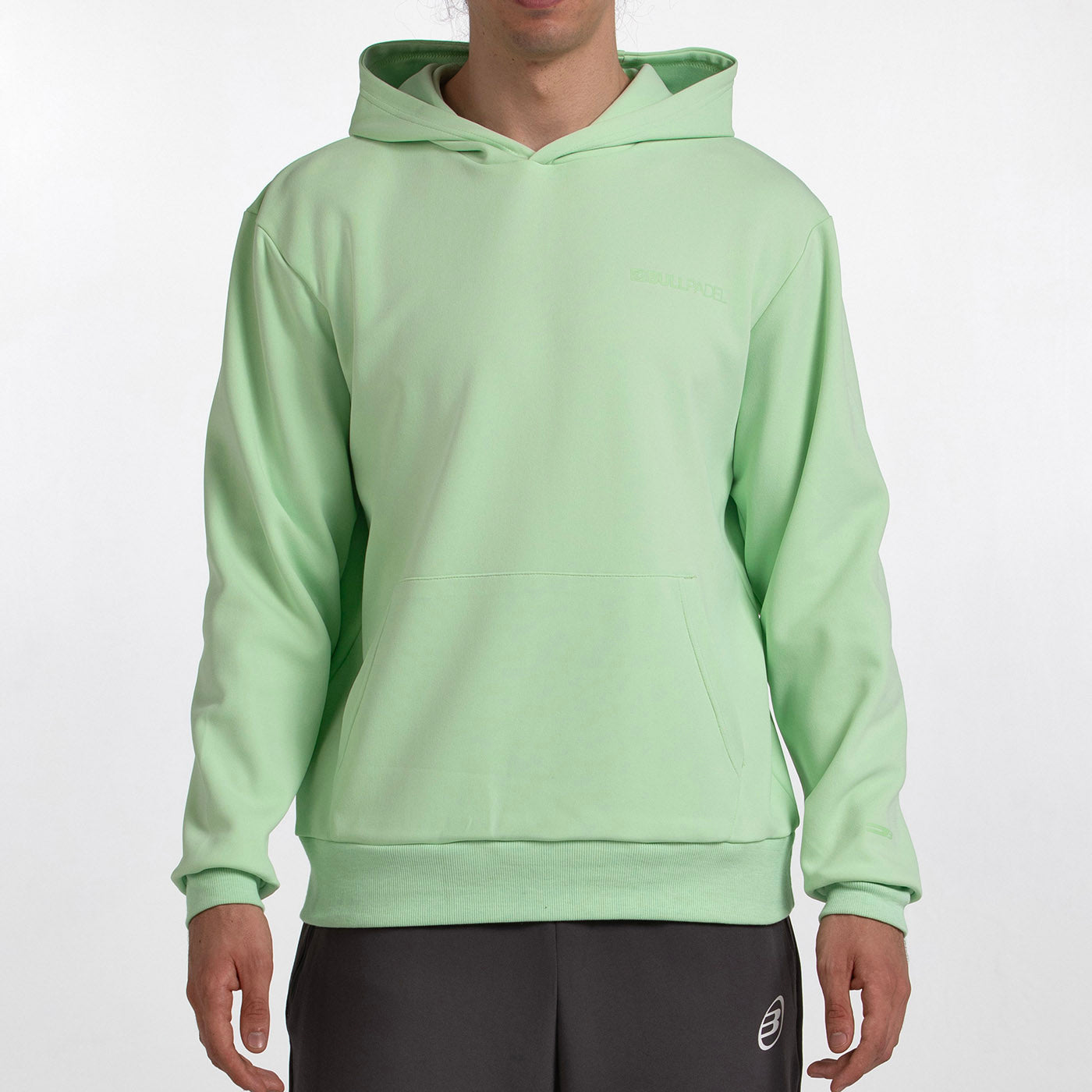Sudadera Bullpadel Albier Verde Ácido