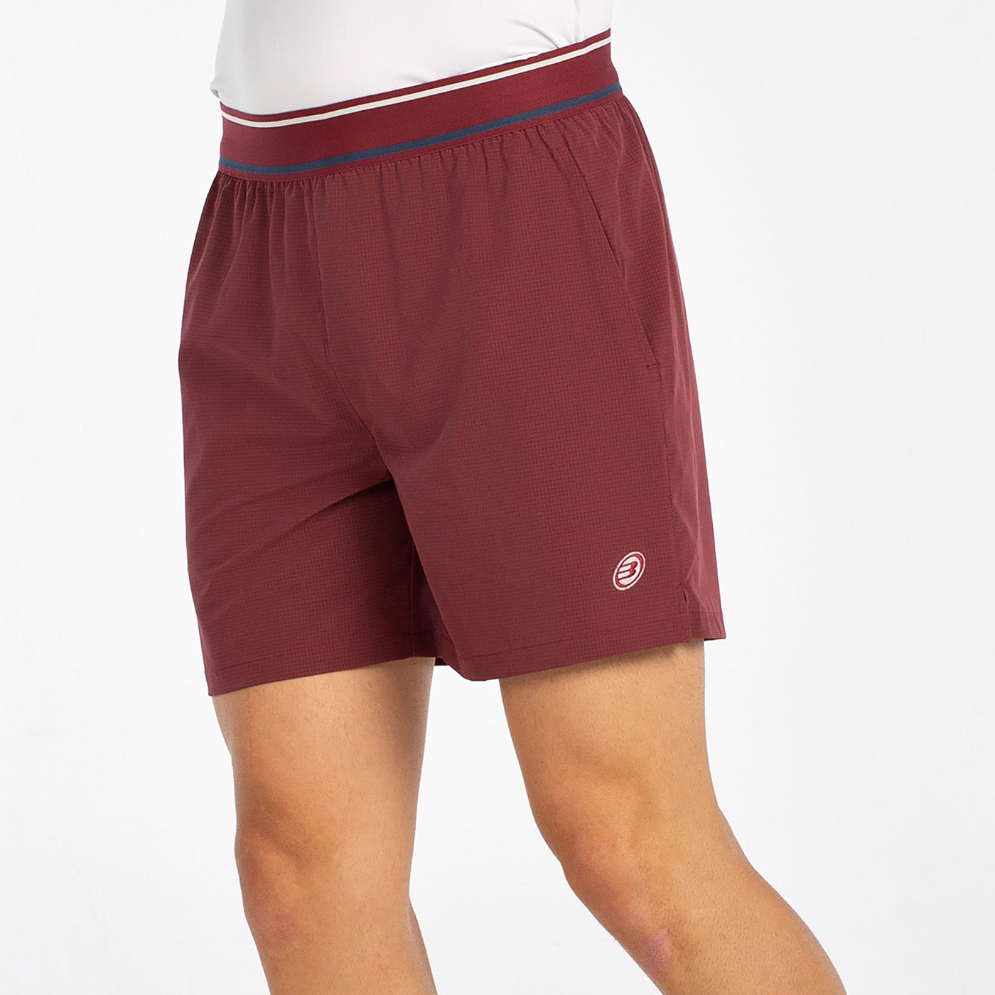 Pantalón Corto Bullpadel Alu Vino Burdeos