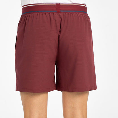 Pantalón Corto Bullpadel Alu Vino Burdeos