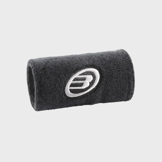 Muñequera Bullpadel Negro/Blanco