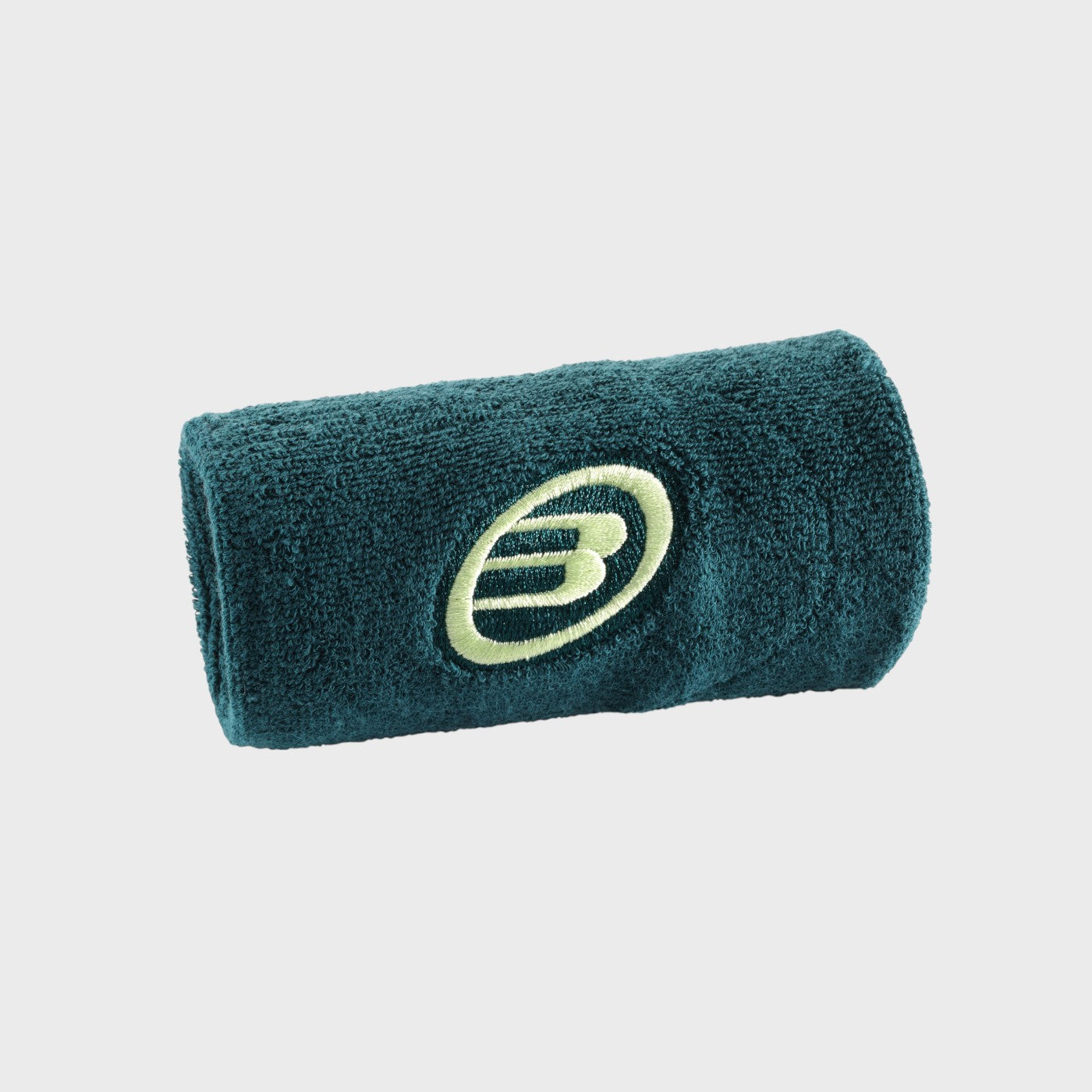 Muñequera Bullpadel Blanco/Verde Oscuro (Pack de 2)