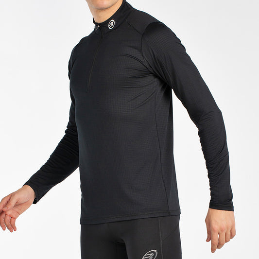 Camiseta Manga Larga Bullpadel Brise Negro