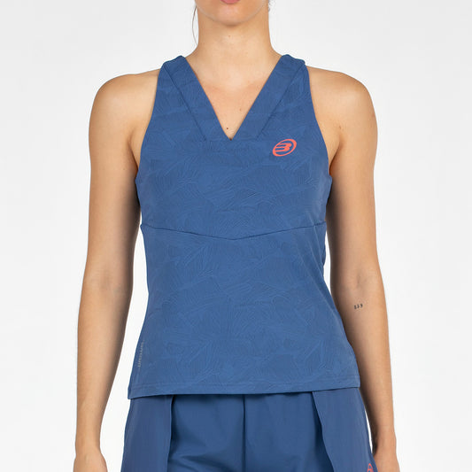 Camiseta Bullpadel Cortega Azul Sombra