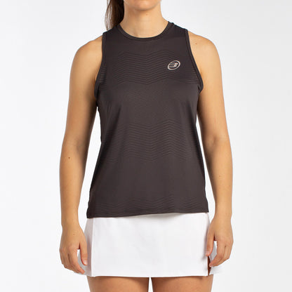 Camiseta Tirantes Bullpadel Etilo Negro Profundo