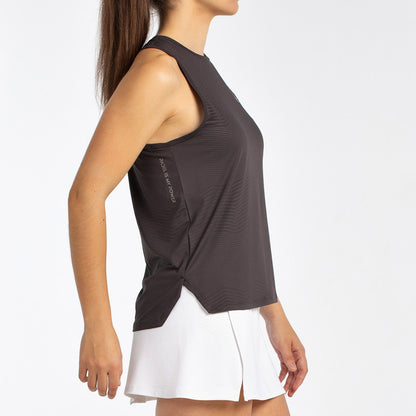 Camiseta Tirantes Bullpadel Etilo Negro Profundo