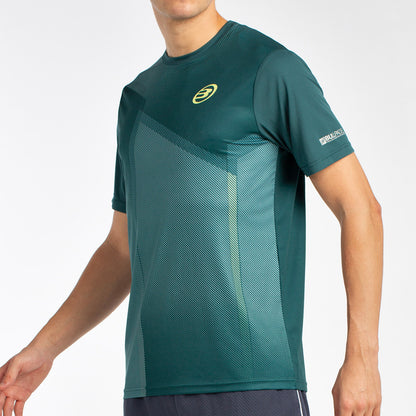Camiseta Bullpadel Lagar Verde Oscuro