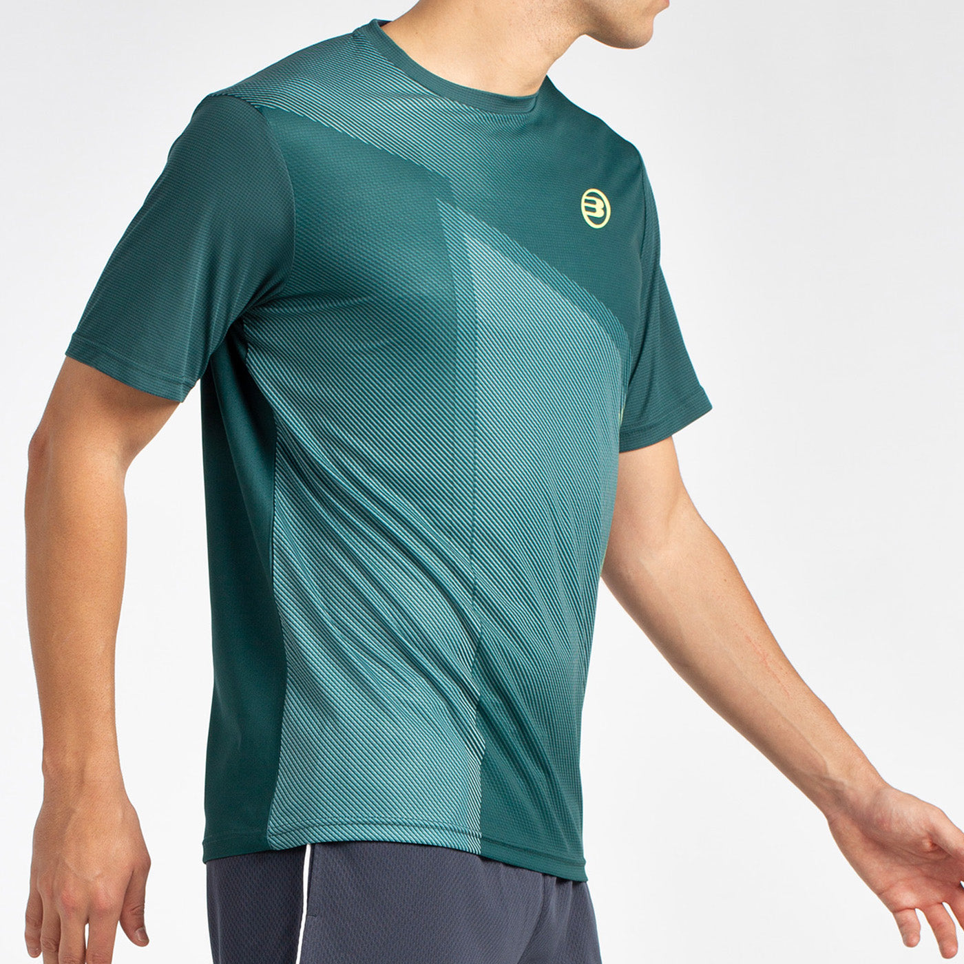 Camiseta Bullpadel Lagar Verde Oscuro