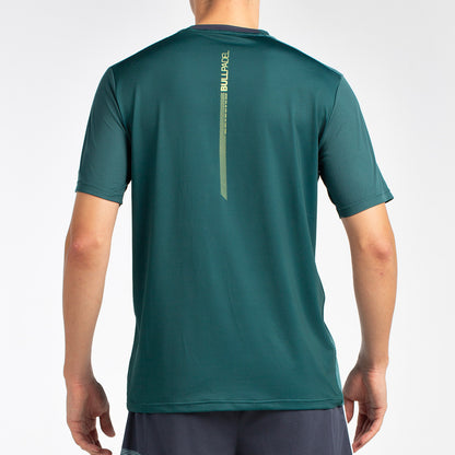 Camiseta Bullpadel Lagar Verde Oscuro