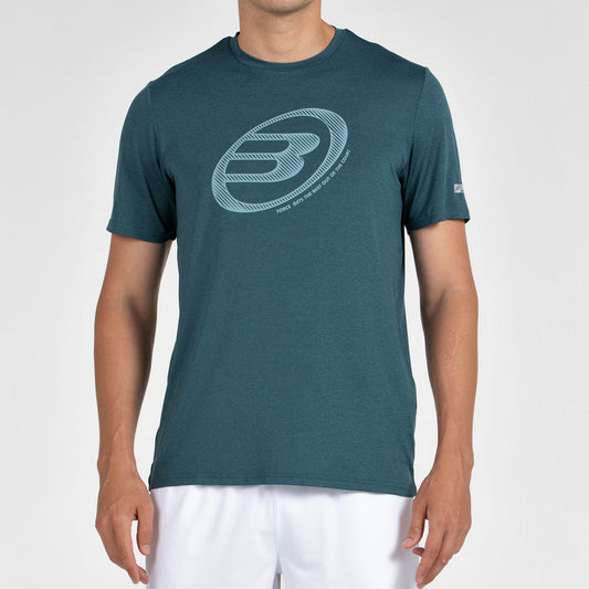 Camiseta Bullpadel Lande Verde Oscuro