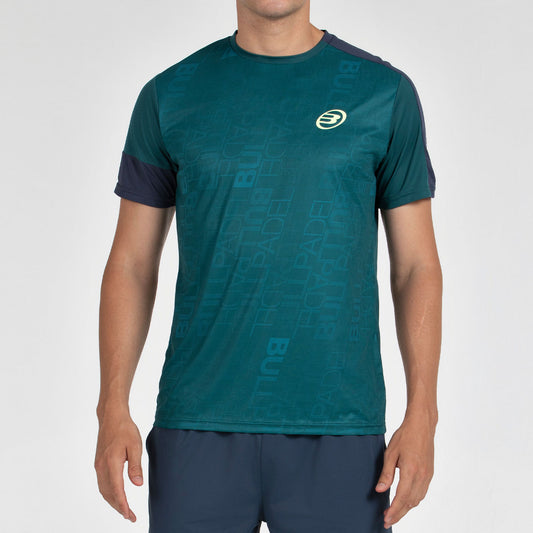 Camiseta Bullpadel Leido Verde Oscuro