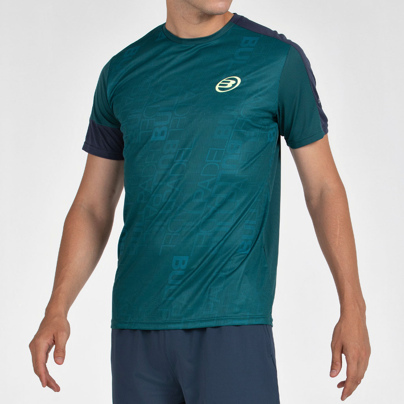 Camiseta Bullpadel Leido Verde Oscuro