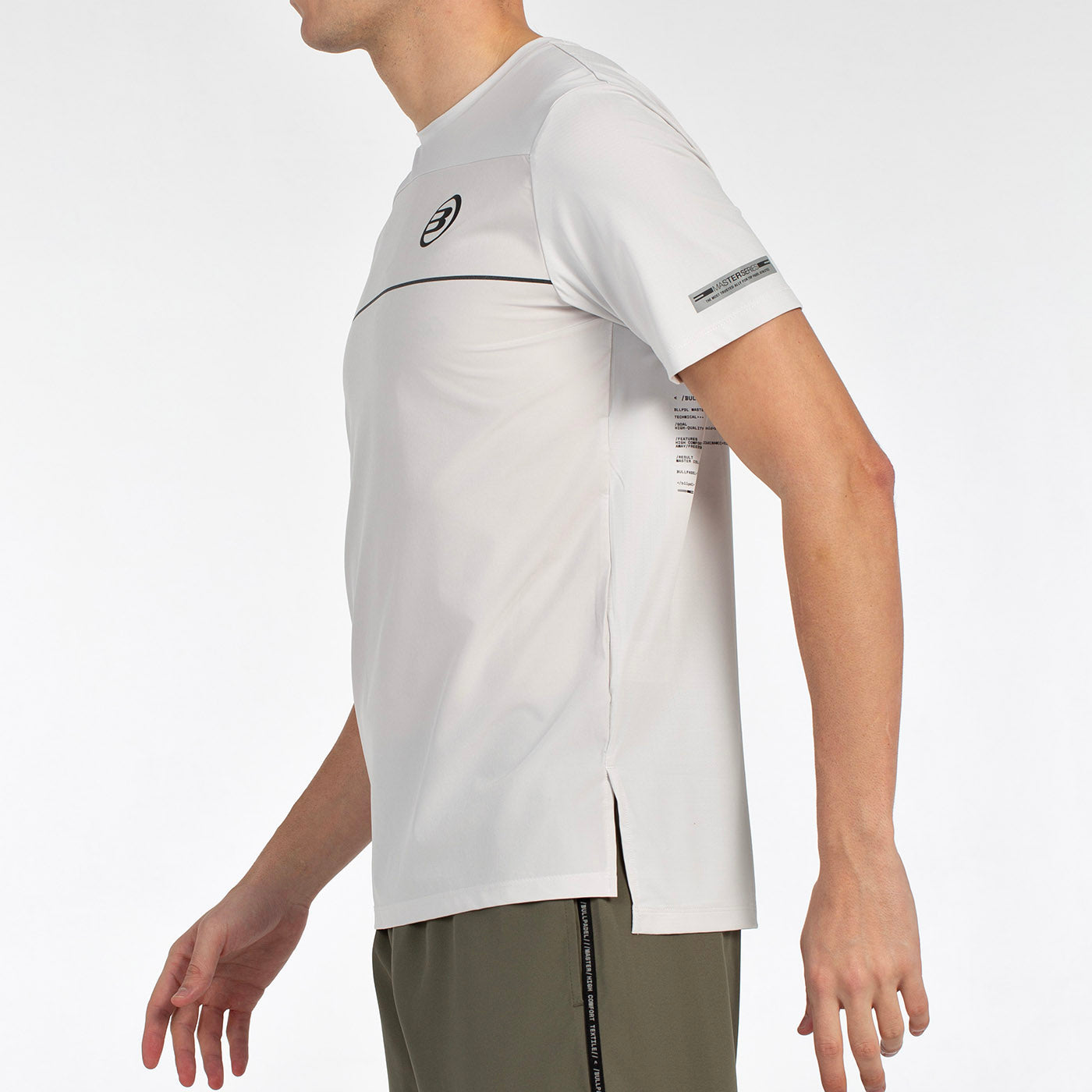 Camiseta de Pádel Bullpadel Monda 2025 Gris Perla Unisex