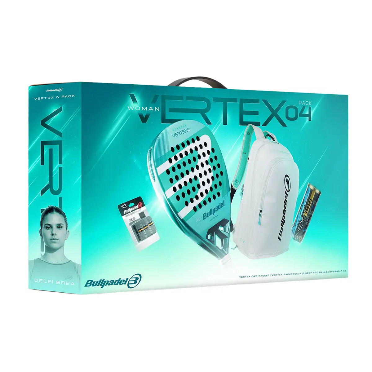 Pack Bullpadel Vertex 04 Pro Line Woman 2026