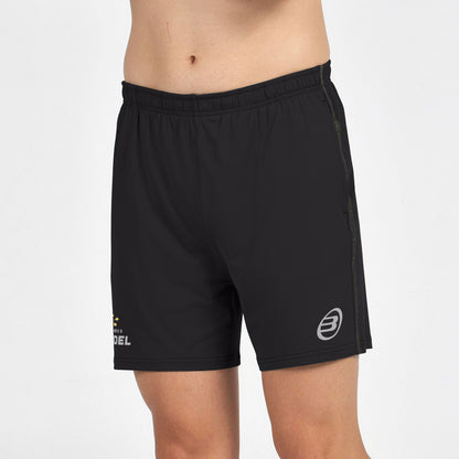 Pantalón Corto Bullpadel Preux Negro
